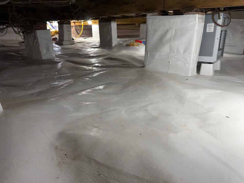 Sump pump installation image