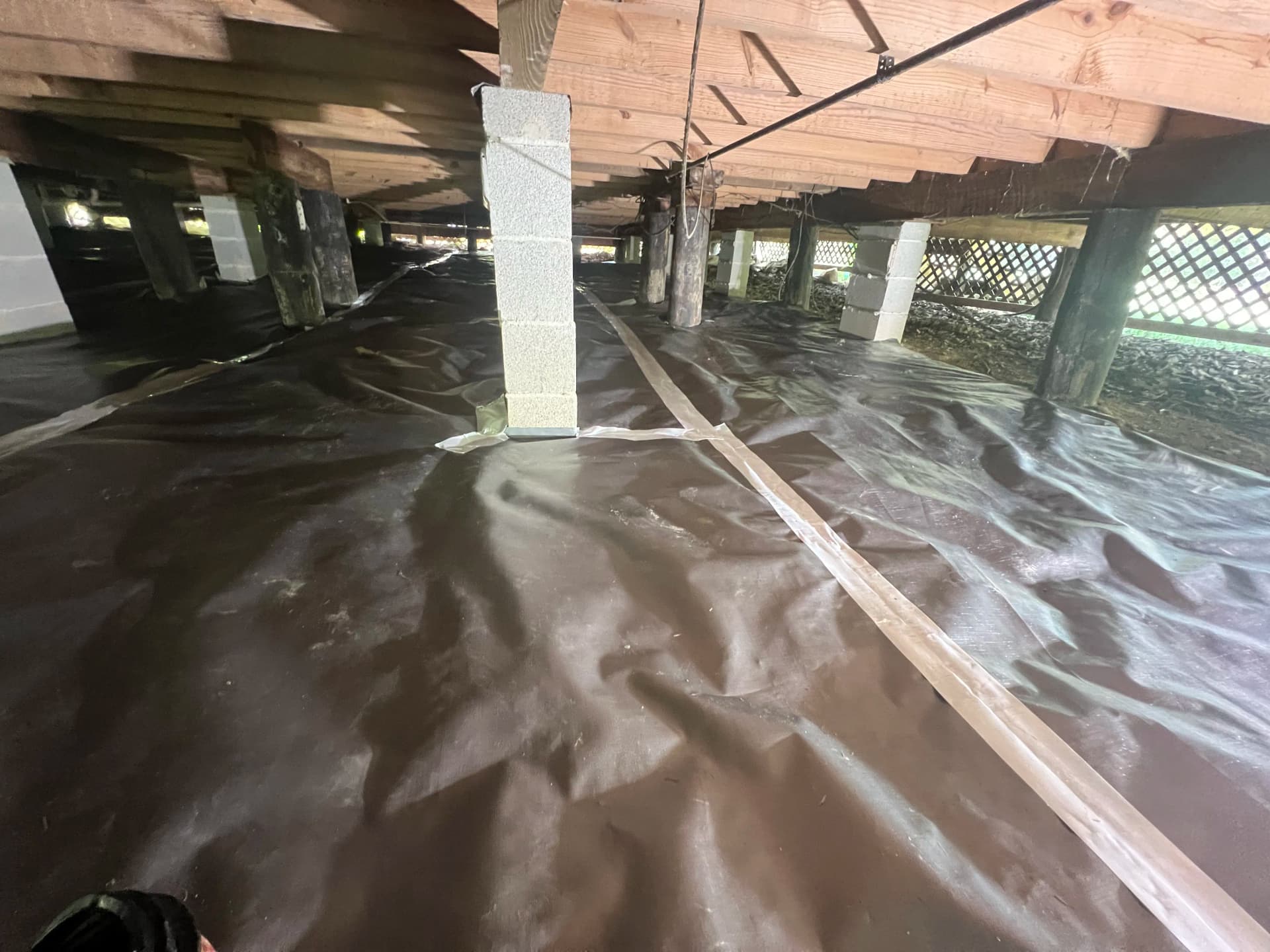 Vapor Barriers and Crawl Space Encapsulation - A Busy Week Under the House image