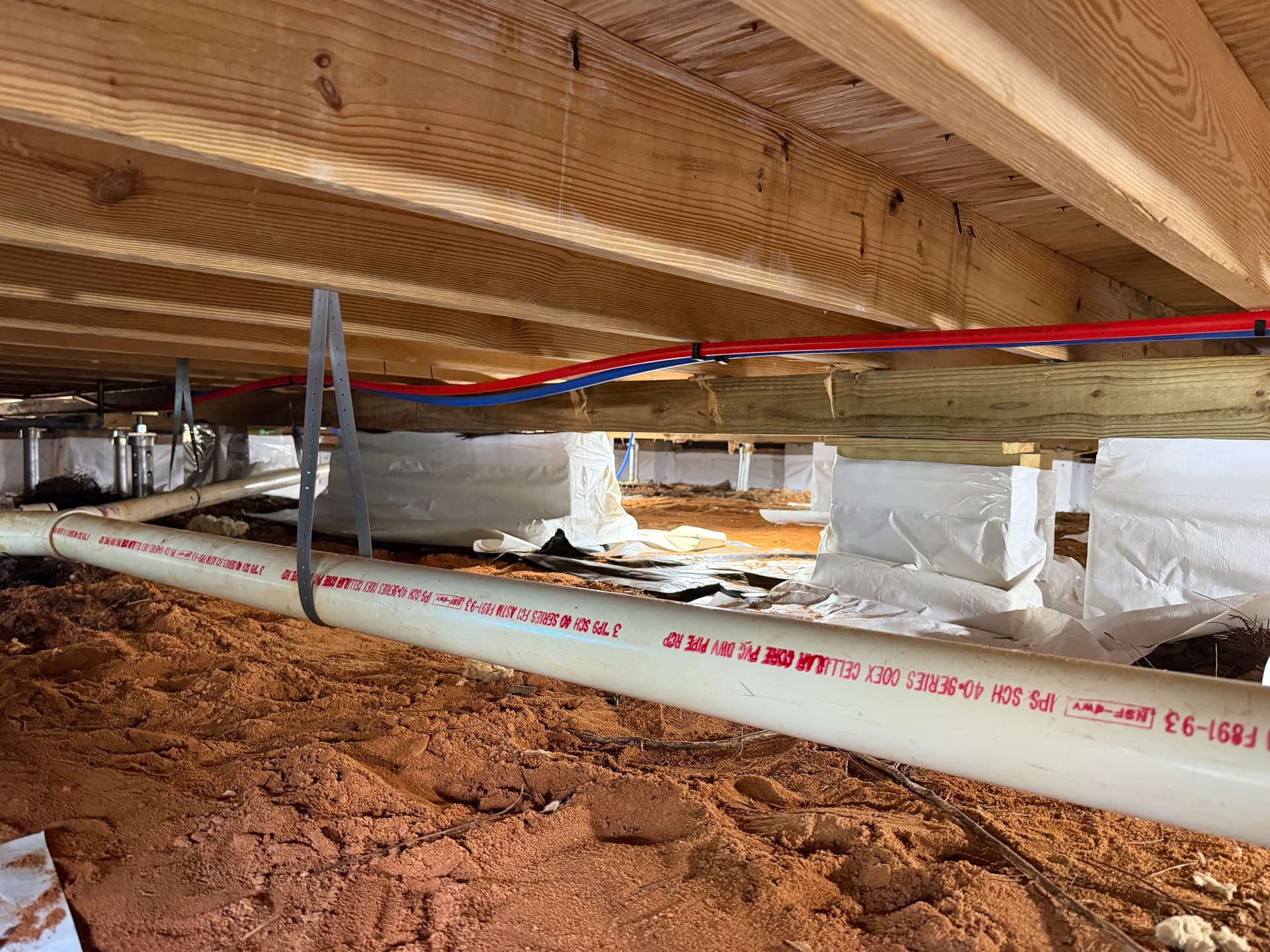 Gallery photos for Crawl Space Encapsulation in Progress in Milton FL: Image #1