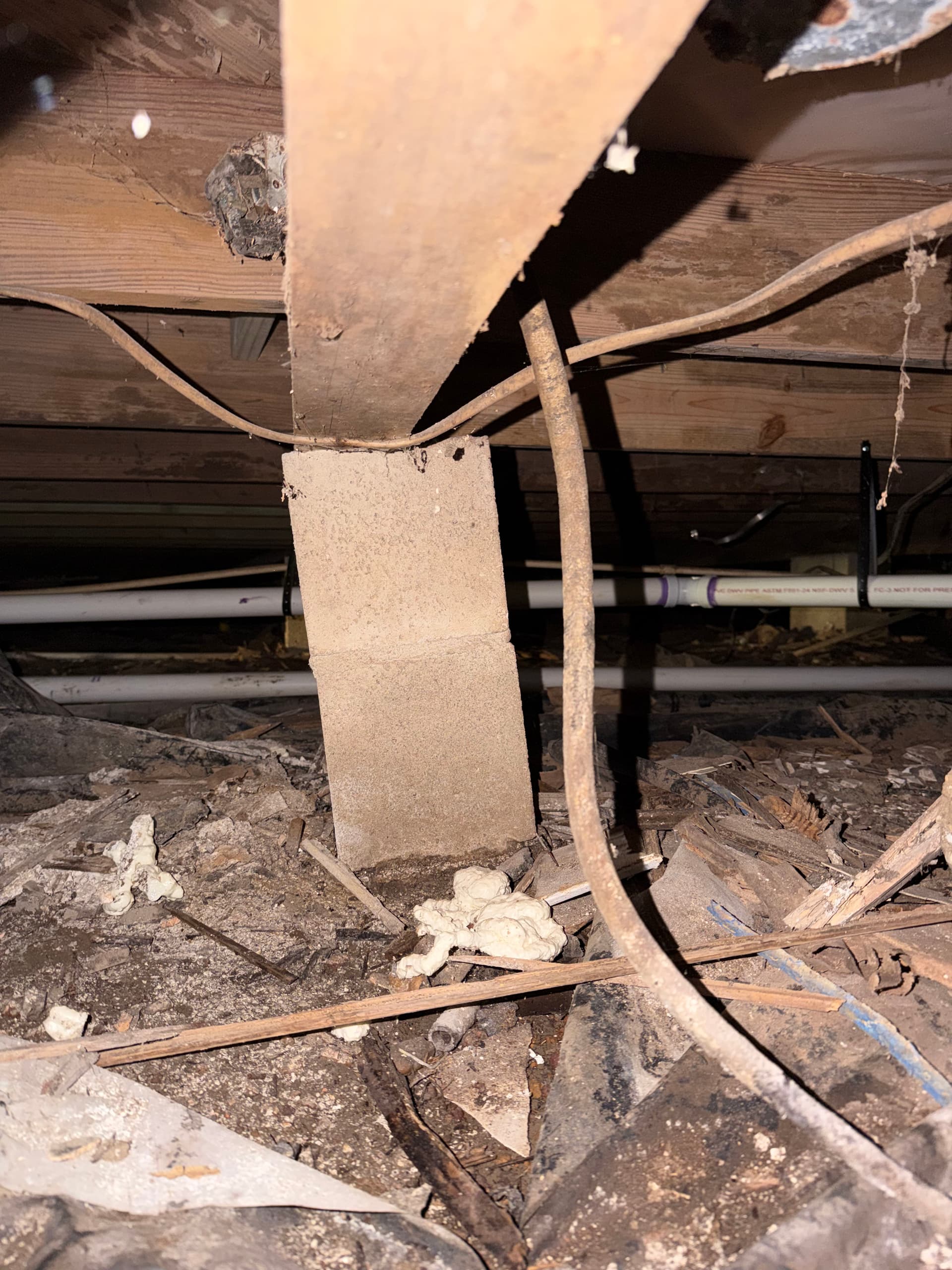 Gallery photos for Crawl Space Inspection Uncovers Major Issues in Irvington Alabama: Image #4