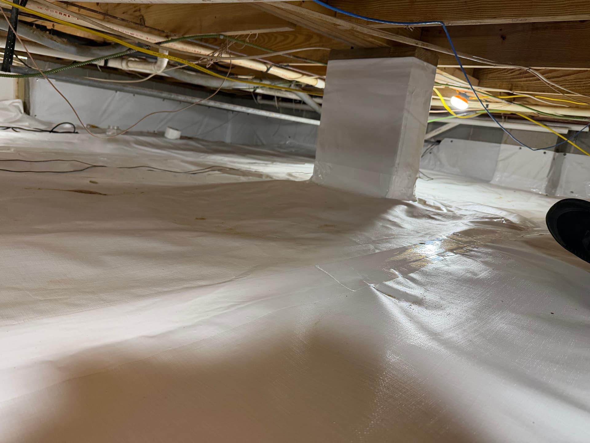 Gallery photos for Crawlspace Encapsulation at a Valparaiso FL Dentist Office: Image #7