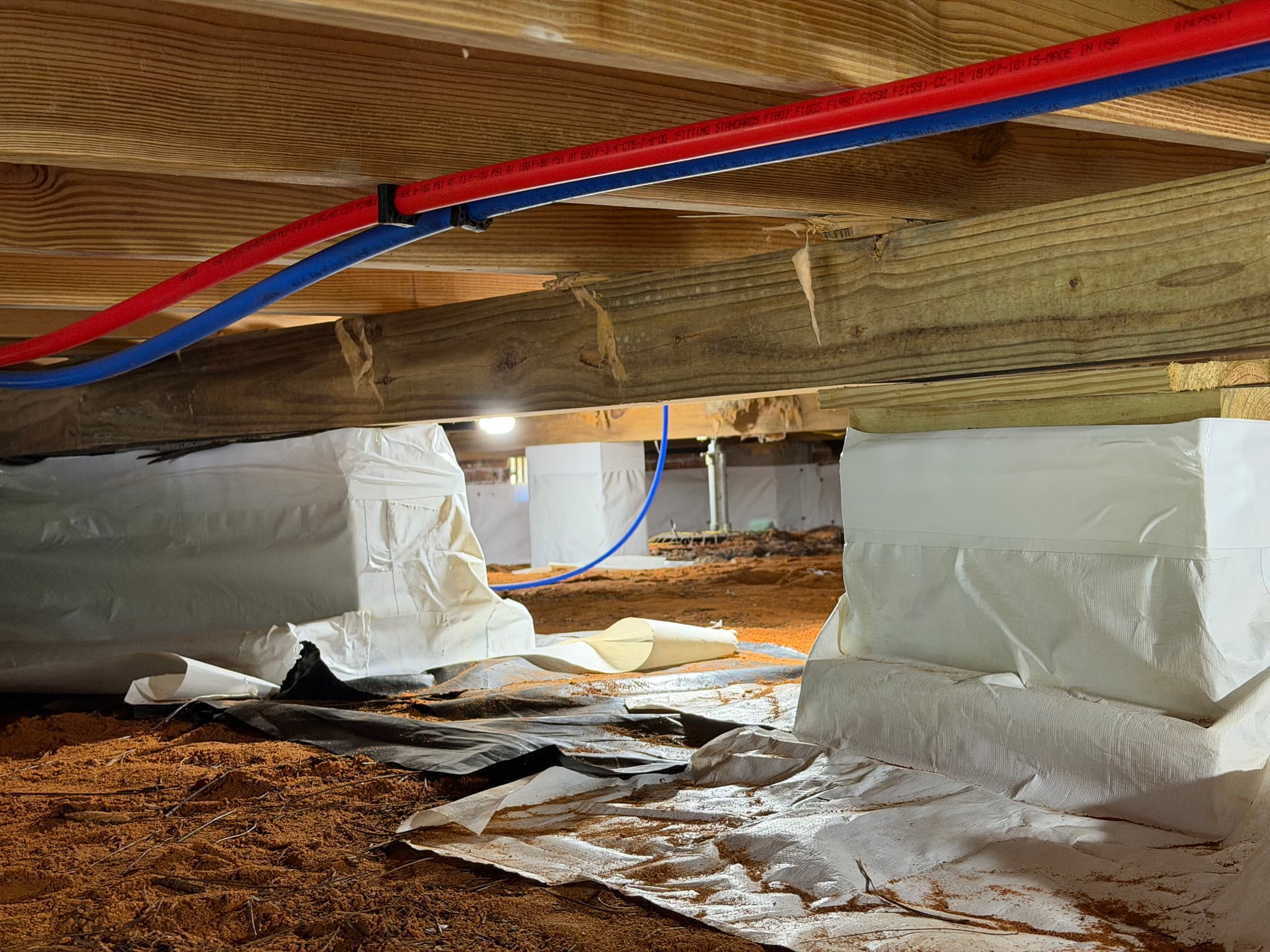 Gallery photos for Crawl Space Encapsulation in Progress in Milton FL: Image #4