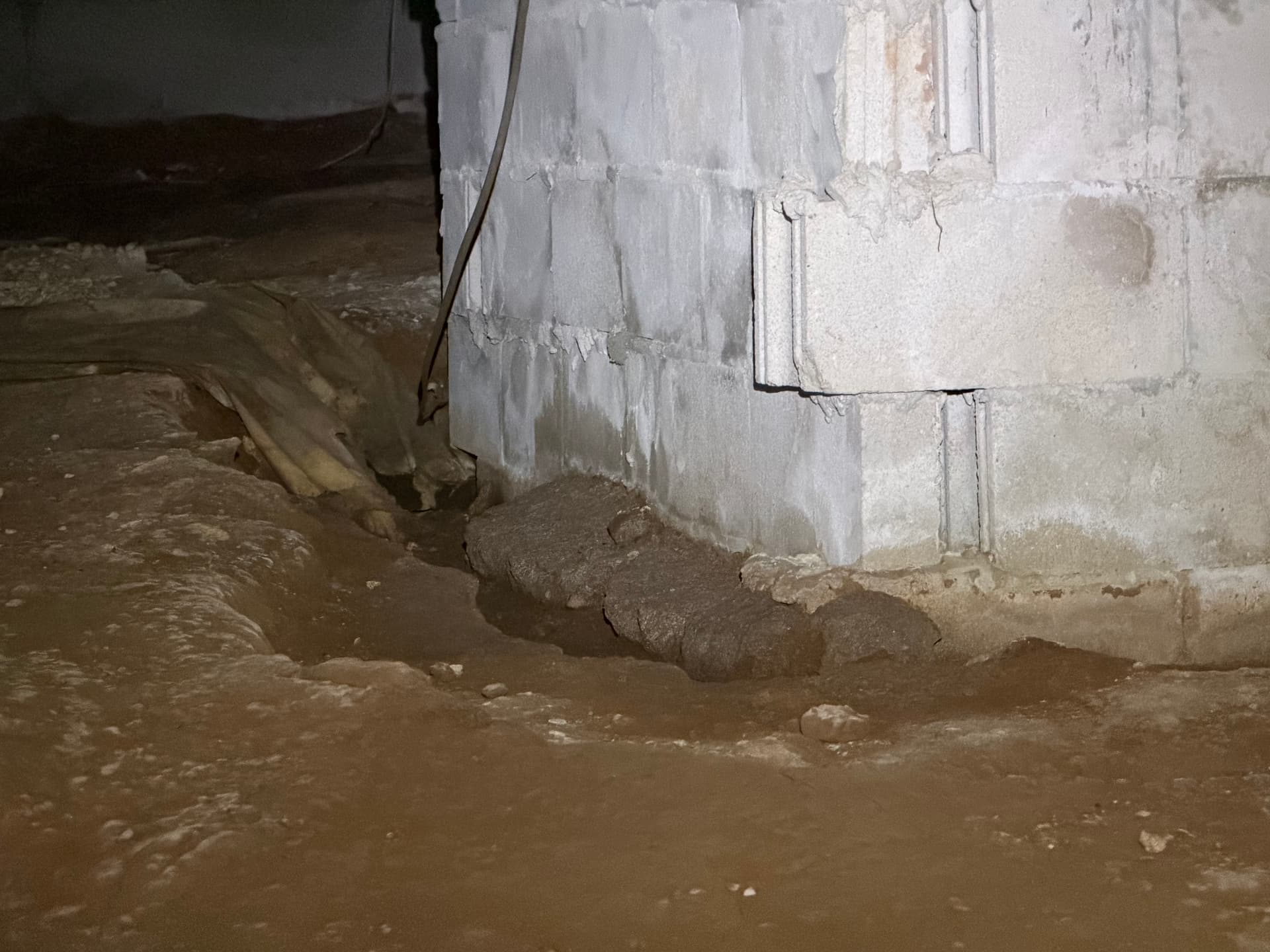 Gallery photos for Crawlspace Assessment Uncovers Serious Drainage and Fungus Issues in Tallahassee: Image #3