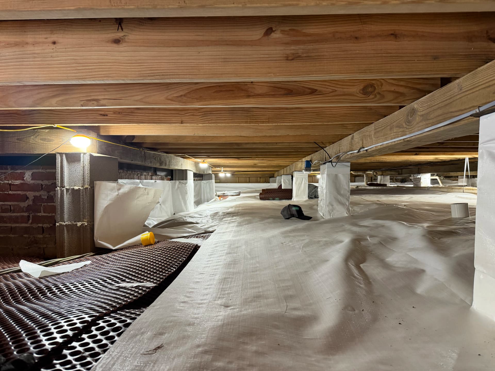 Crawl Space Encapsulation Underway in Pensacola image