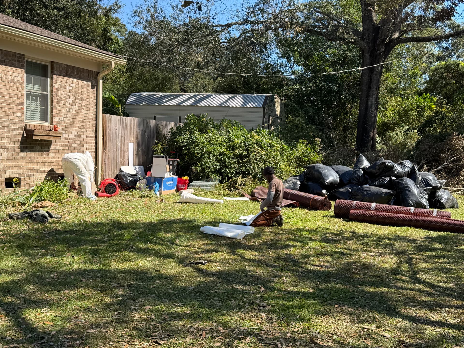 Gallery photos for Crawl Space Encapsulation Underway in Pensacola: Image #1