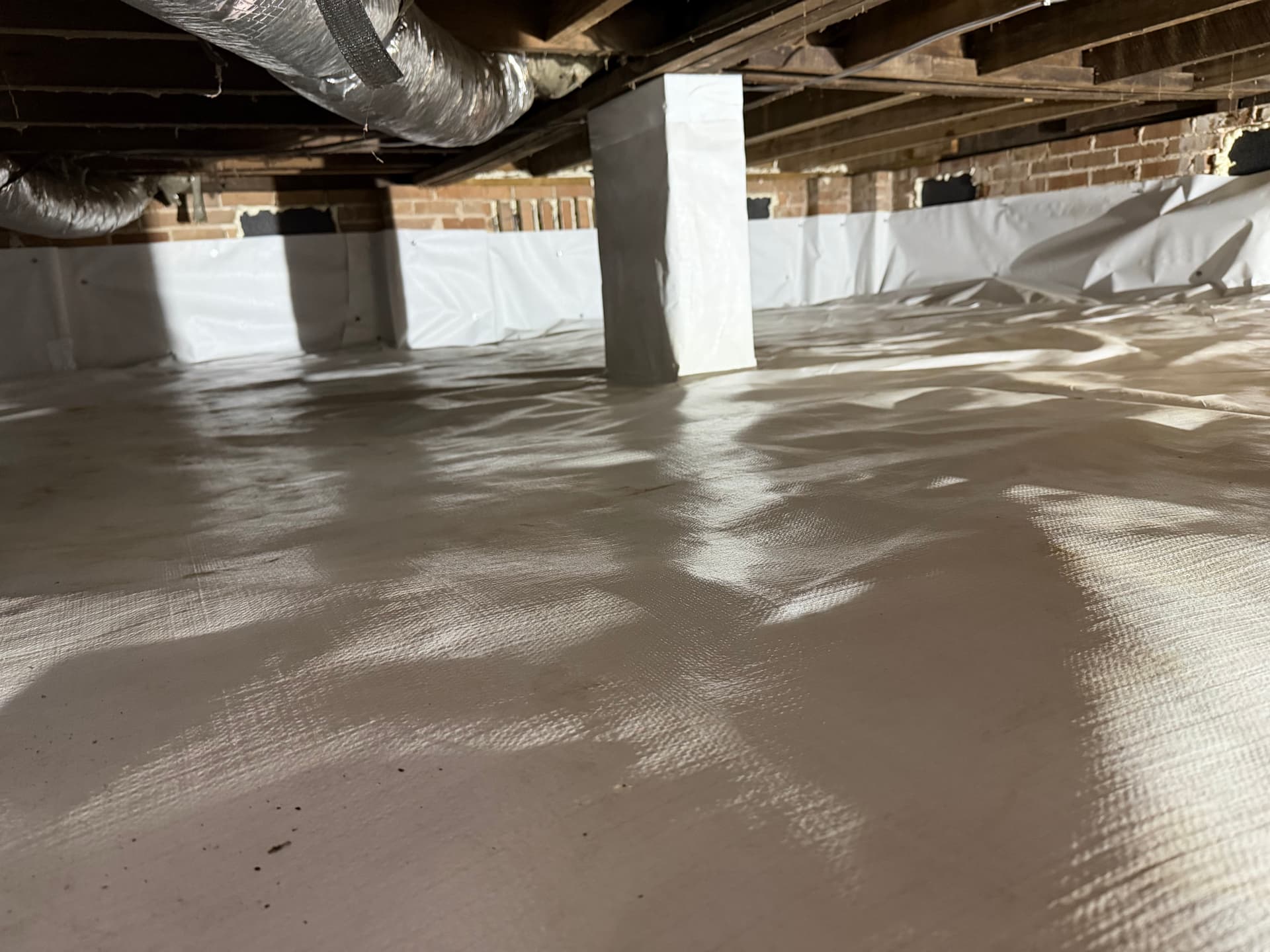 Gallery photos for Full Crawl Space Encapsulation with Sump and Drainage System in Moss Point: Image #8