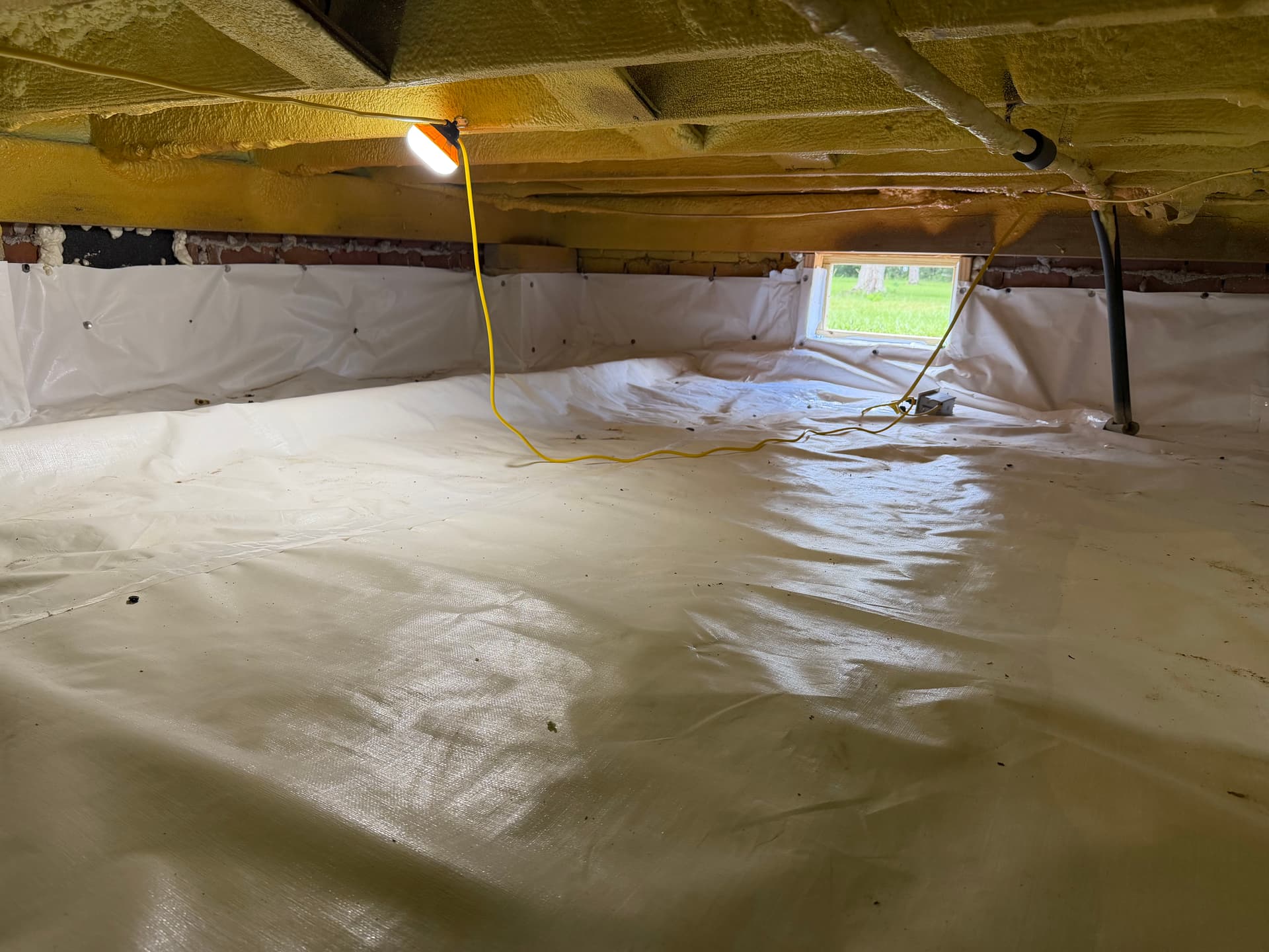 Gallery photos for When Spray Foam Isn't Enough - Crawl Space Encapsulation in Lillian: Image #5