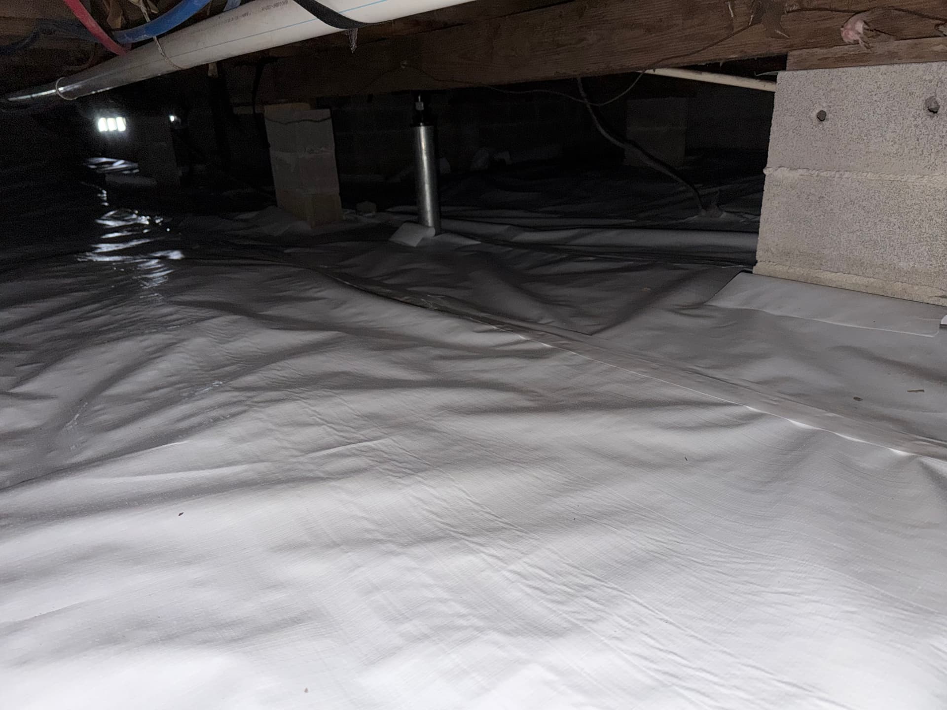 Gallery photos for Panama City Crawl Space Cleanup Debris Removal and Vapor Barrier Install: Image #5