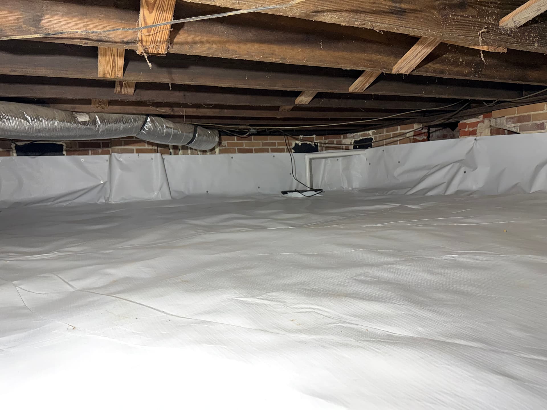 Gallery photos for Full Crawl Space Encapsulation with Sump and Drainage System in Moss Point: Image #7