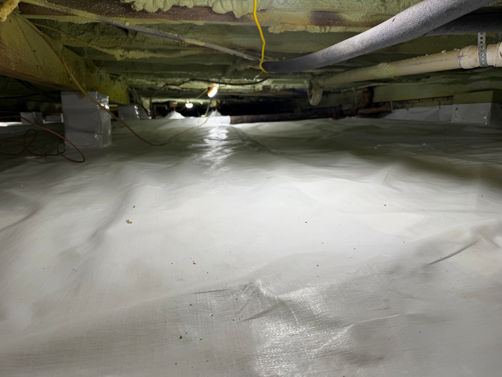 Gallery photos for When Spray Foam Isn't Enough - Crawl Space Encapsulation in Lillian: Image #1
