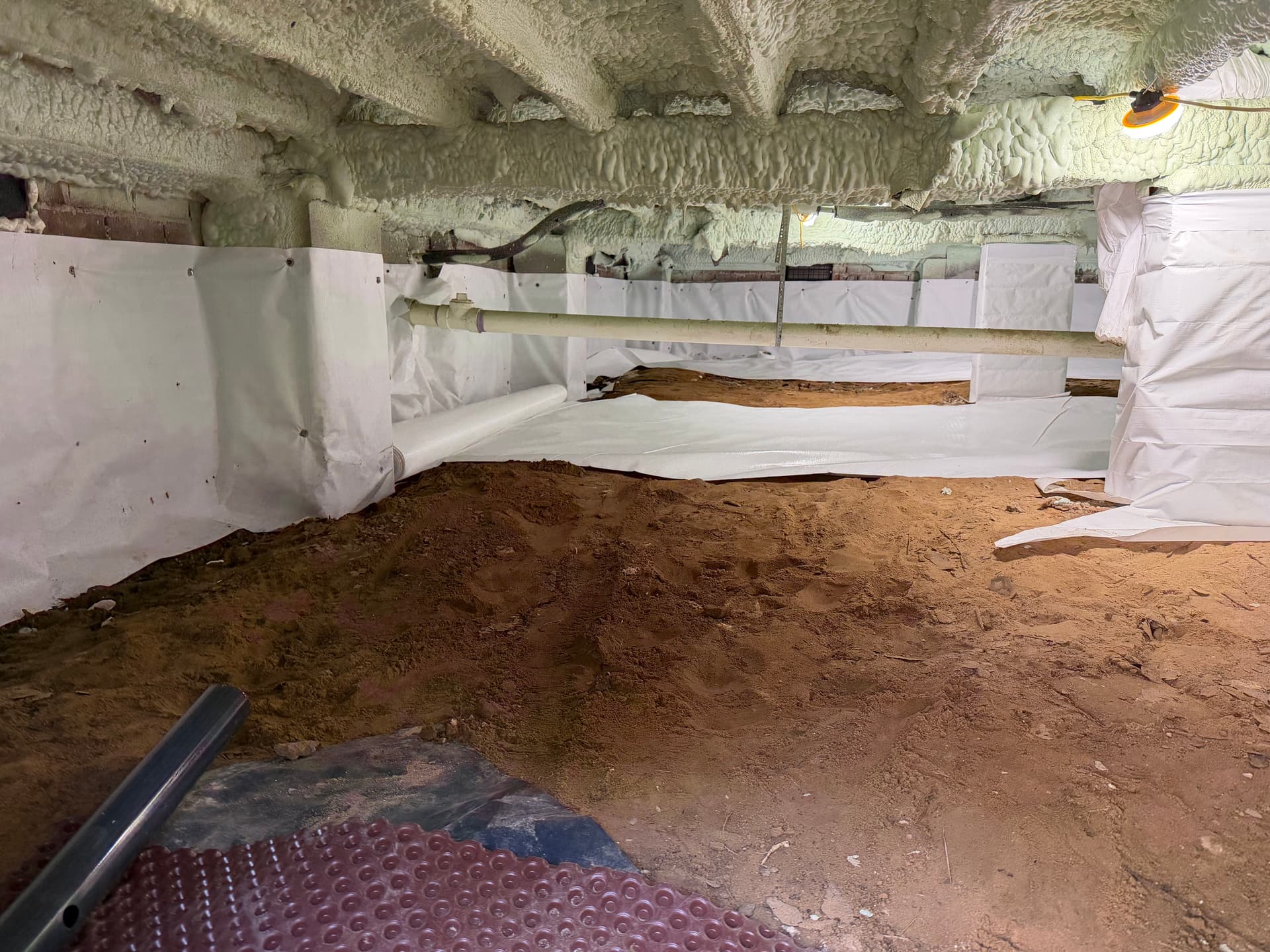 Gallery photos for Crawl Space Encapsulation Underway in Beulah FL: Image #3