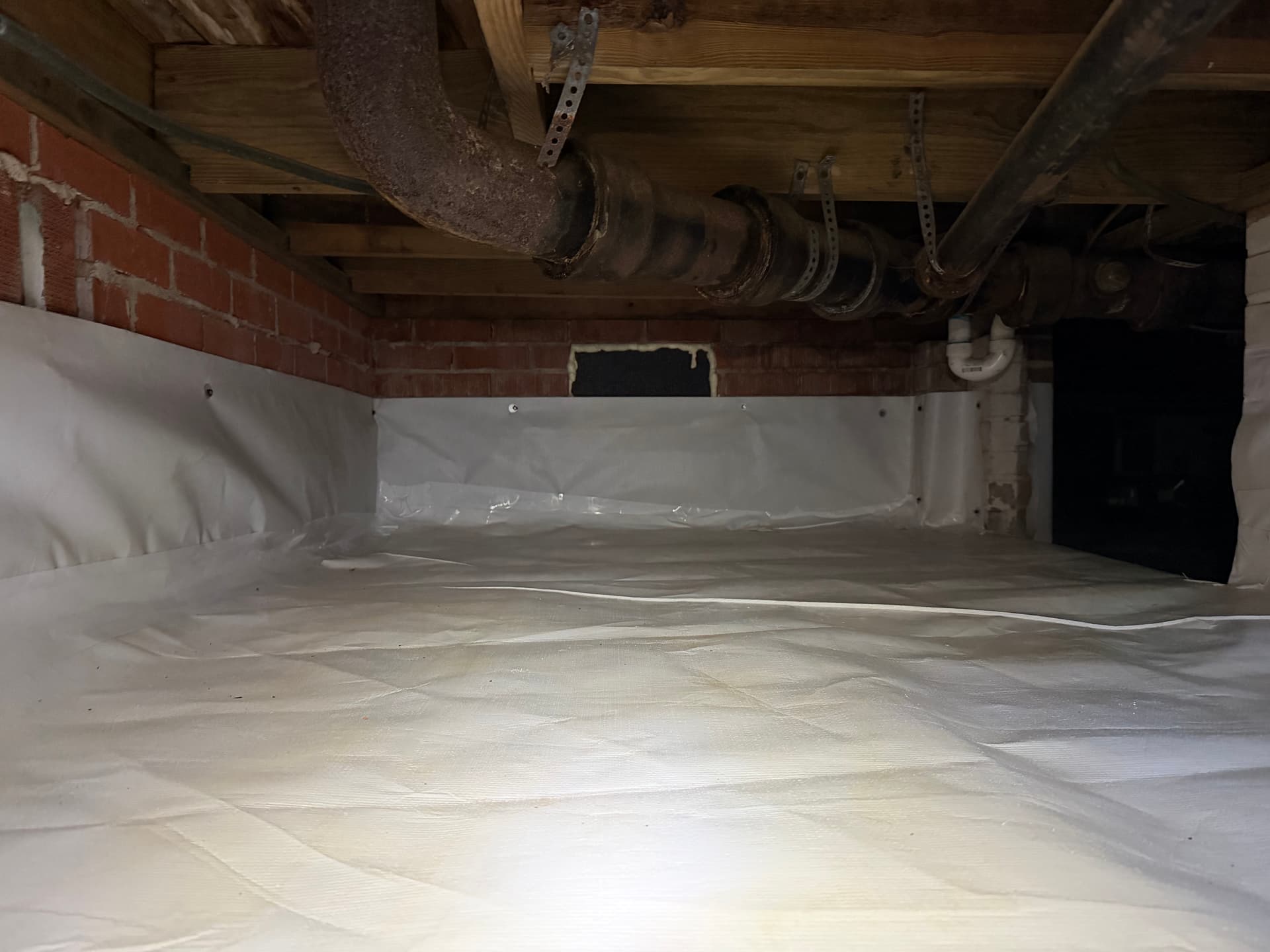 Gallery photos for Full Crawl Space Encapsulation with Sump and Drainage System in Moss Point: Image #3