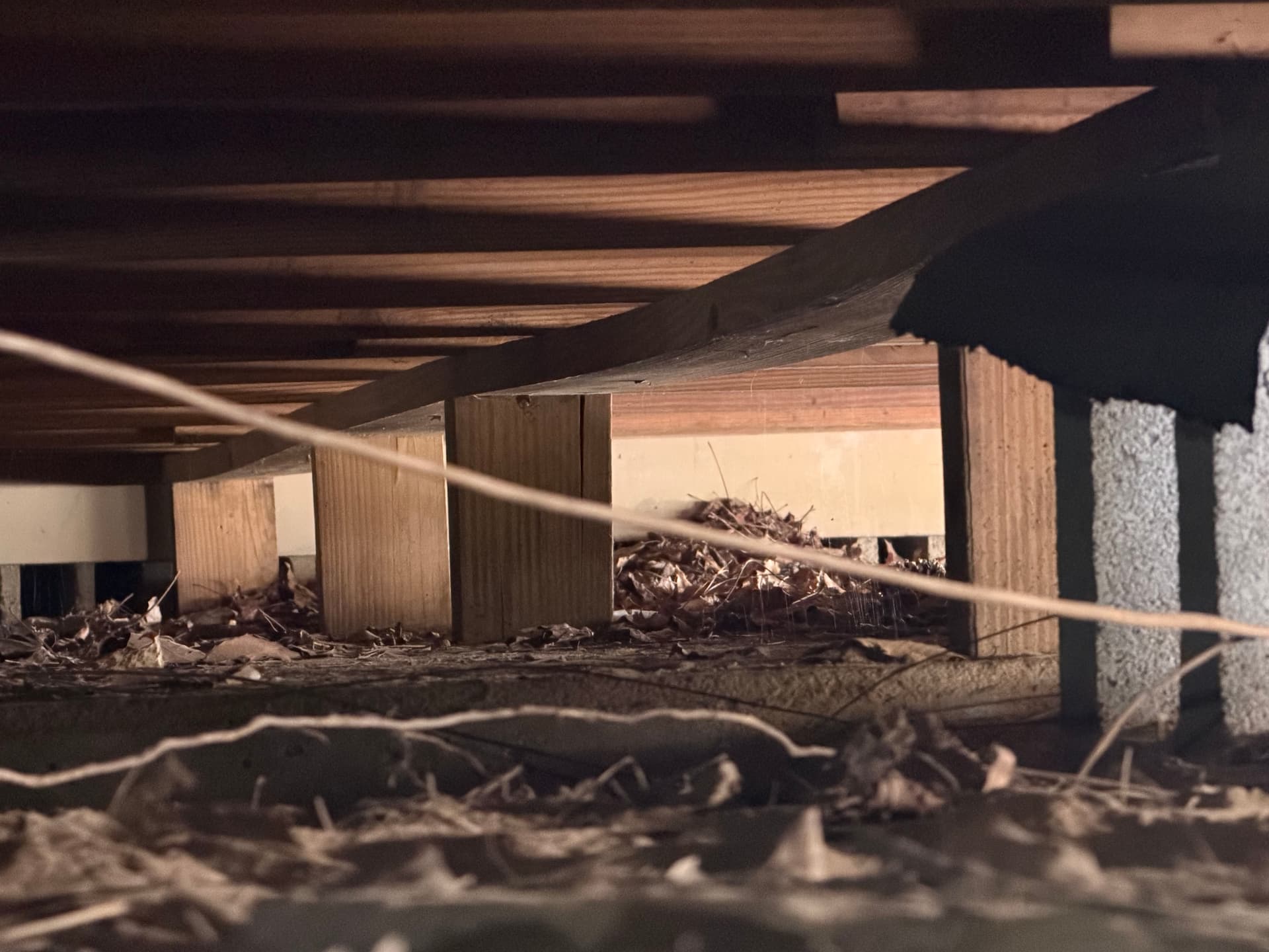 Gallery photos for What Bad Crawl Space Support Looks Like in Andalusia Alabama: Image #4